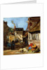 Honfleur, Saint-Catherine market place, 1867-1870 by Eugene Louis Boudin