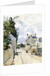 Hermitage Street, Pontoise, 1874 by Camille Pissarro