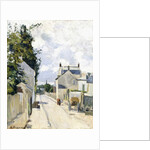Hermitage Street, Pontoise, 1874 by Camille Pissarro