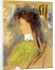 Violette Heymann, c.1910 by Odilon Redon