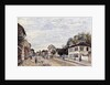 Street scene at Marly, 1876 by Alfred Sisley