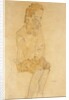 Sitting Boy, 1910 by Egon Schiele