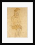 Sitting Boy, 1910 by Egon Schiele