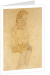 Sitting Boy, 1910 by Egon Schiele