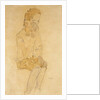 Sitting Boy, 1910 by Egon Schiele