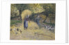 Peasants Heaving Straw, Montfoucault, 1875 by Camille Pissarro