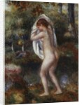 Bather Undressing, 1897 by Pierre Auguste Renoir