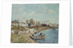 Sand on the Quay, 1875 by Alfred Sisley