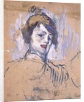 Head of a Woman, 1896 by Henri de Toulouse-Lautrec