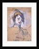 Head of a Woman, 1896 by Henri de Toulouse-Lautrec