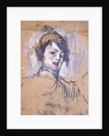 Head of a Woman, 1896 by Henri de Toulouse-Lautrec