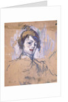 Head of a Woman, 1896 by Henri de Toulouse-Lautrec
