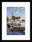 Barges, 1885 by Alfred Sisley
