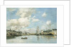 Fecamp, the Basin, 1892 by Eugene Louis Boudin