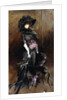 Portrait of the Marchesa Luisa Casati, with a Greyhound, 1908 by Giovanni Boldini