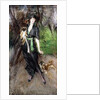 Portrait of a Lady, Lina Bilitis, with two Pekineses, 1913 by Giovanni Boldini