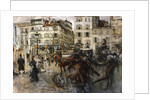 La Place Pigalle, 1874 by Giovanni Boldini