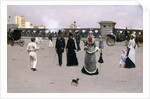 Le Pont de l'Europe, c.1875 by Jean Beraud