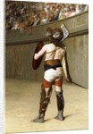 Mirmillon - A Gallic Gladiator by Jean Leon Gerome