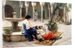 In the Courtyard of the Harem by Max Ferdinand Bredt