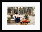 In the Courtyard of the Harem by Max Ferdinand Bredt