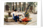 In the Courtyard of the Harem by Max Ferdinand Bredt