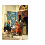 The Chess Game, 1896 by Ludwig Deutsch