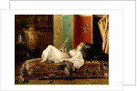 A Reclining Odalisque by Gustave Leonard de Jonghe