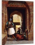 Arnaut bodyguards in Cairo, 1861 by Jean Leon Gerome