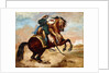 Turk Riding a Brown Alezan Horse, c.1810 by Theodore Gericault