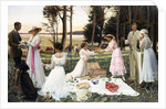 The Afternoon Picnic, 1919 by Harald Slott-Moller