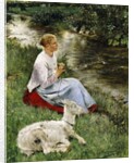 The Young Shepherdess by Evariste Carpentier