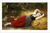 A Young Peasant Girl, Sleeping, 1874 by Leon Bazile Perrault
