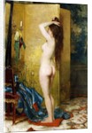 A Standing Nude by Frans Verhas