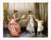 The Dancing Lesson by Vittorio Reggianini