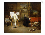 Pergolese in the Studio of Joseph Vernet, 1880 by Lucien Alphonse Gros