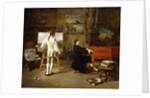 Pergolese in the Studio of Joseph Vernet, 1880 by Lucien Alphonse Gros
