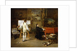 Pergolese in the Studio of Joseph Vernet, 1880 by Lucien Alphonse Gros
