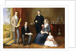 The Reverend John Witherington, Vicar of Tetsworth, Oxon, with his Family, 1854 by John Bridges