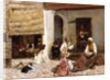 A Rug Bazaar, Tangier, 1878 by Edwin Lord Weeks