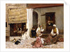A Rug Bazaar, Tangier, 1878 by Edwin Lord Weeks