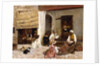 A Rug Bazaar, Tangier, 1878 by Edwin Lord Weeks