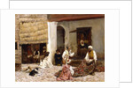 A Rug Bazaar, Tangier, 1878 by Edwin Lord Weeks