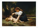 Young Woman and Child, 1881 by William-Adolphe Bouguereau