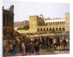 The Exit of Ruggero I, King of Sicily by Giuseppe Sciuti