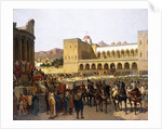 The Exit of Ruggero I, King of Sicily by Giuseppe Sciuti