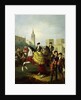 Elegant Figures in Seville by Manuel Barron y Carrillo