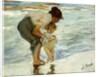 On the Beach, 1908 by Joaquin Sorolla y Bastida