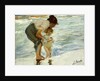 On the Beach, 1908 by Joaquin Sorolla y Bastida
