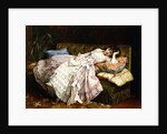 A Reclining Beauty, 1877 by Auguste Toulmouche